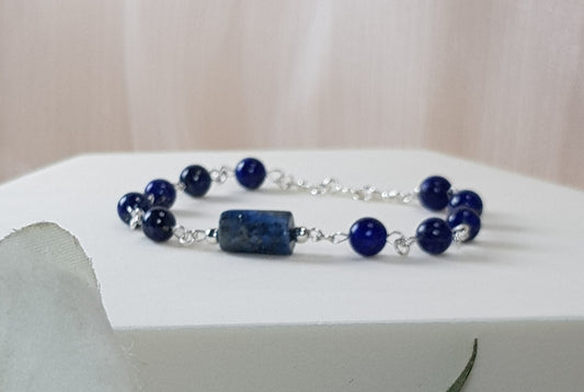 Lapis lazuli argent 925