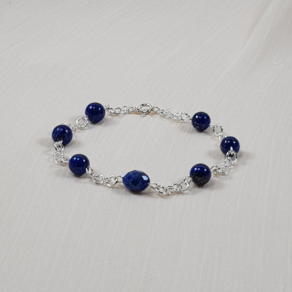 Lapis lazuli argent 925