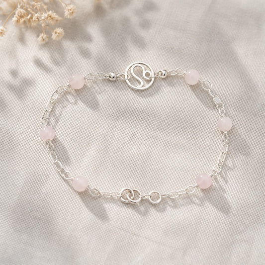 Bracelet Astrologique Lion Kunzite Argent 925
