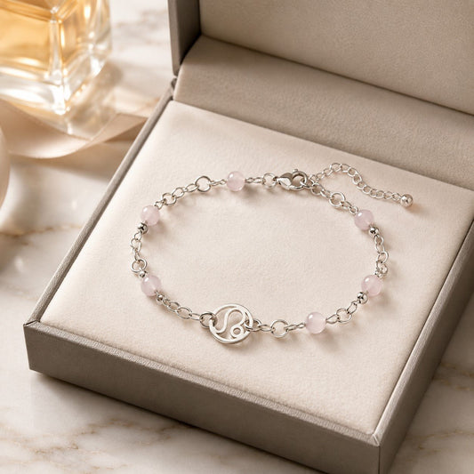 Bracelet Astrologique Lion Kunzite Argent 925