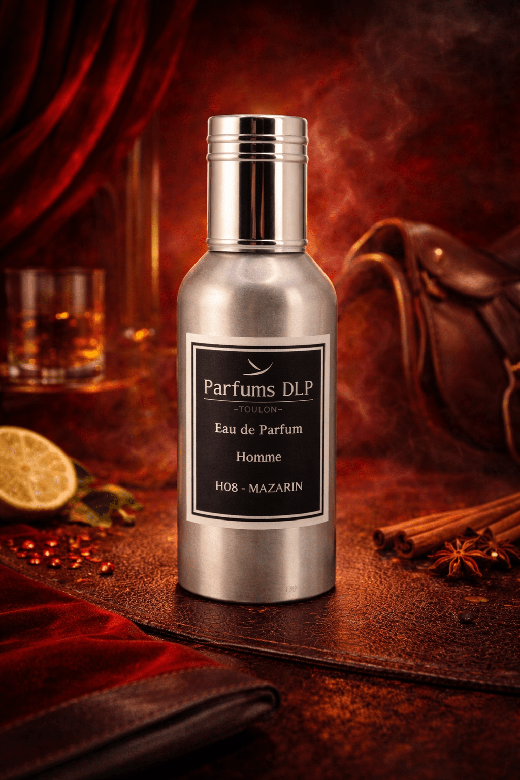 Eau de Parfum Homme Rouge noble, Mazarin - Élégance Masculine Raffinée