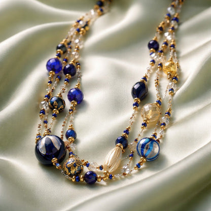 Collier Murano Melpomène - Verre Vénitien Haut de Gamme