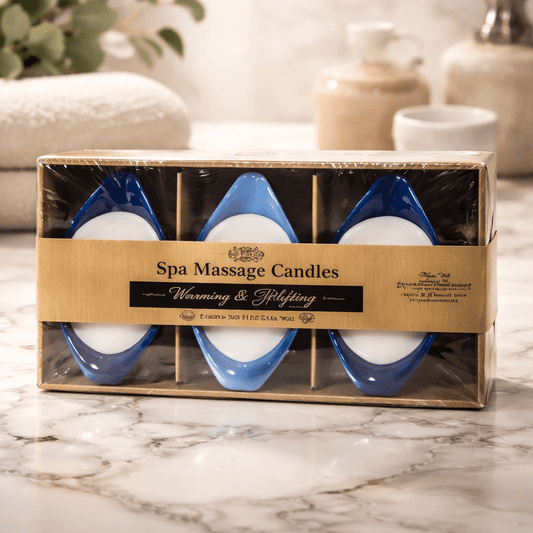 Bougie de Massage Menthe Poivrée Spa - Fraîcheur Revigorante
