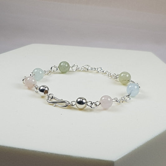 Morganite argent 925