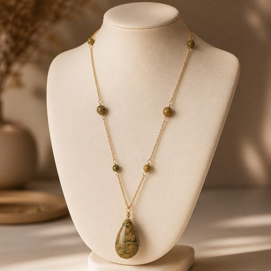 Pendentif Muscovite Pierre Naturelle