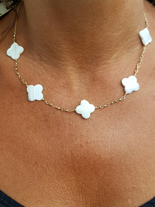 nacre alhambra argent 925 plaqué or