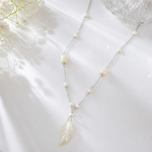Pendentif Nacre Charmille Argent 925