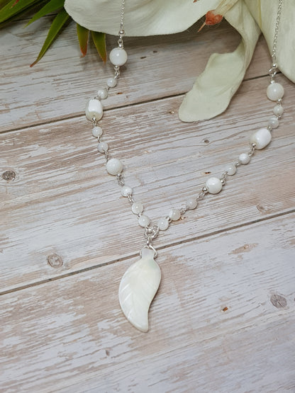 nacre charmille argent 925