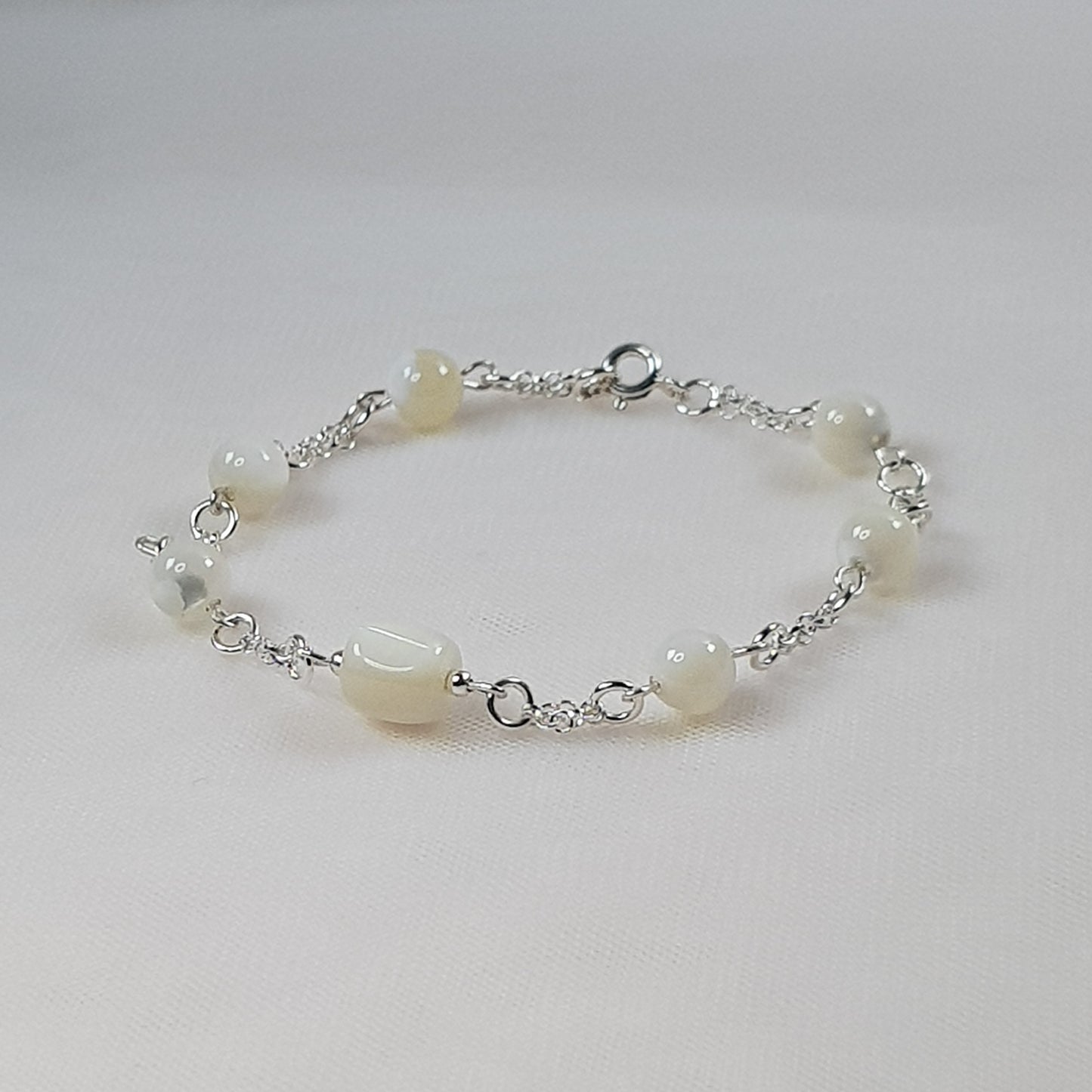 Nacre fusette argent 925