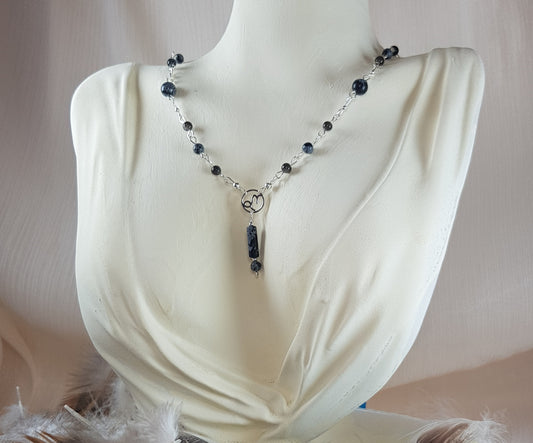Obsidienne flocon de neige astrologie capricorne