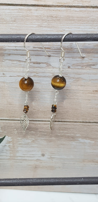 Oeil du tigre argent 925