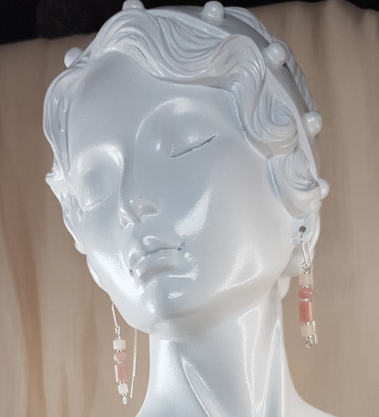 Opale rose argent 925