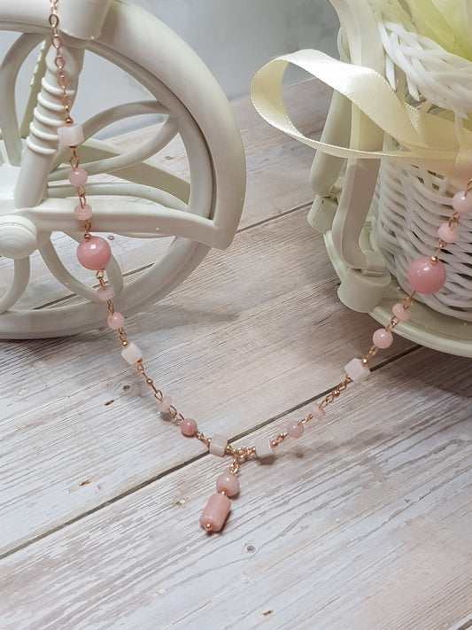 Opale rose argent 925