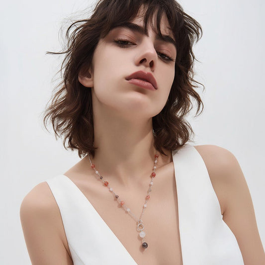 Pendentif Paix Intérieure - Lithothérapie Pierres Naturelles Argent 925