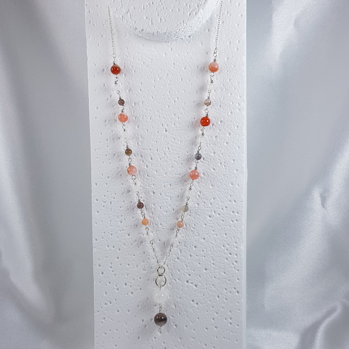 Pendentif Paix Intérieure - Lithothérapie Pierres Naturelles Argent 925