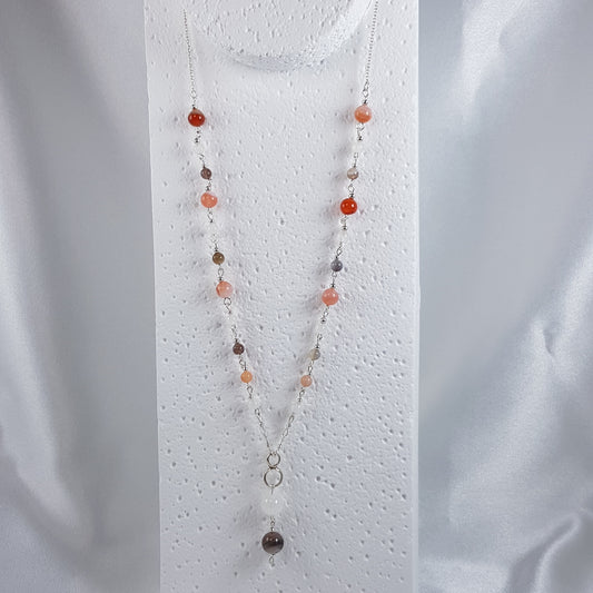 Pendentif Paix Intérieure - Lithothérapie Pierres Naturelles Argent 925