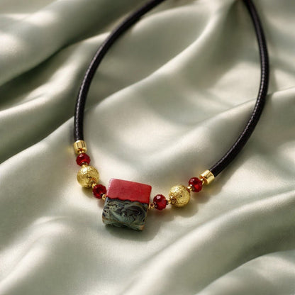 Collier Murano Passion - Verre de Venise Authentique Intense