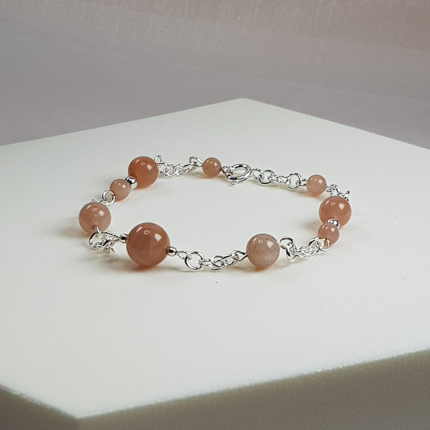 Pierre de soleil argent 925