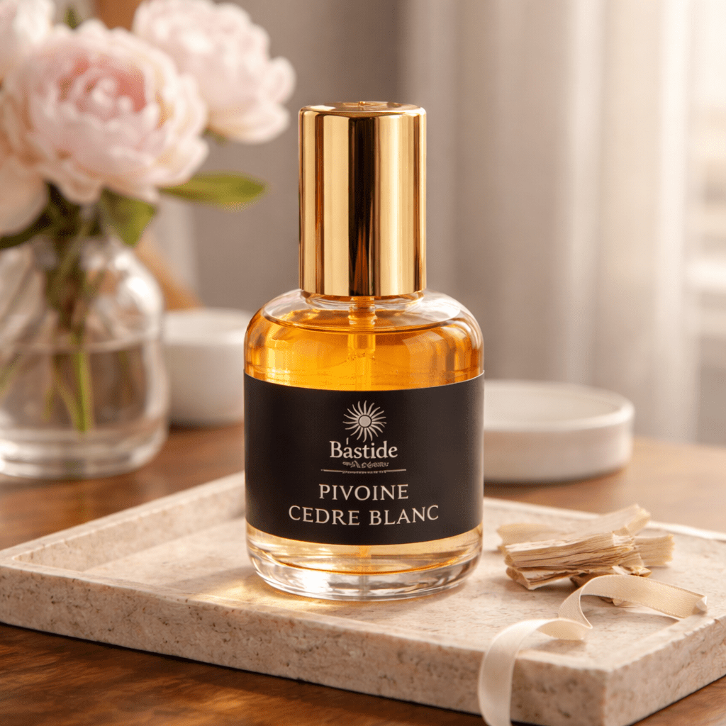 Eau de Parfum Pivoine Cèdre Blanc - Élégance Florale et Boisée