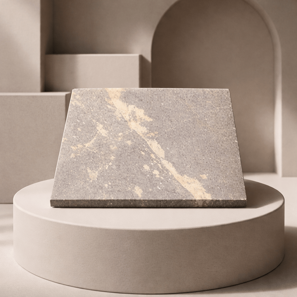 Porte-savon en stéatite et marbre rectangle - Élégance minimaliste et contemporaine