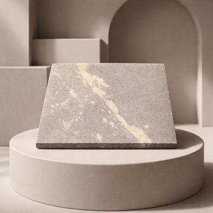 Porte-savon en stéatite et marbre rectangle - Élégance minimaliste et contemporaine