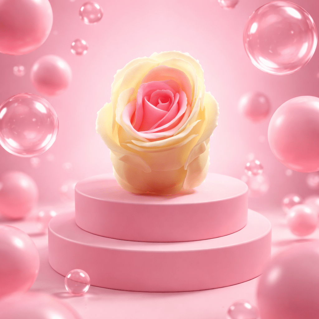 Rose de Bain Printemps - Pétales Parfumés Frais