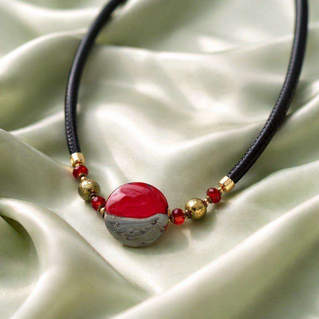 Collier Murano Pulsion - Verre de Venise Authentique Fait Main