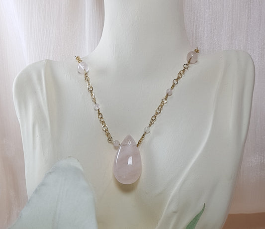 quartz rose acier