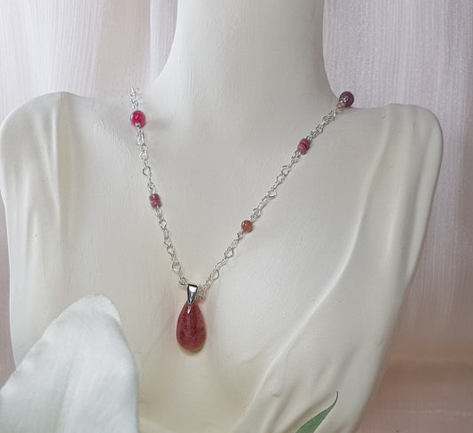 Rhodocrosite argent 925