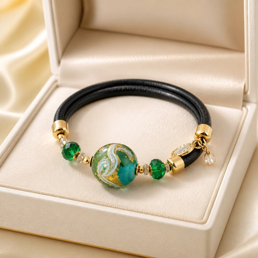 Bracelet Murano Rond Eider - Élégance Vénitienne