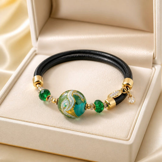 Bracelet Murano Rond Eider - Élégance Vénitienne