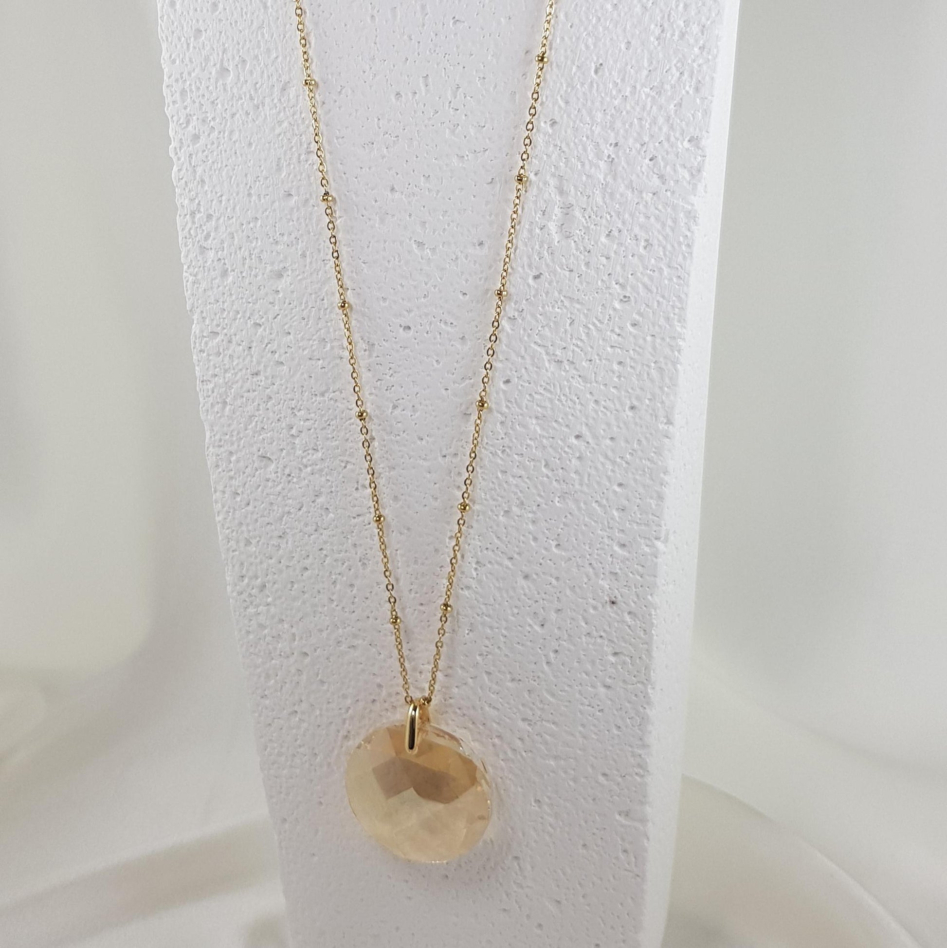 Collier Pendentif Sphère en Cristal - Bijou Feng Shui Harmonisant - Les Secrets de Louisettecollier