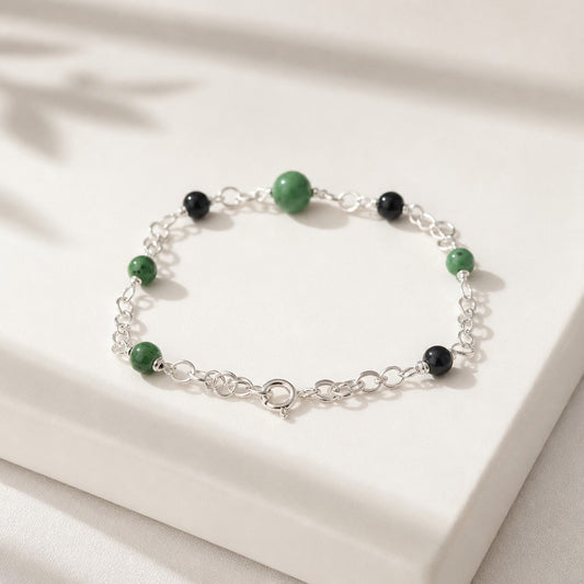 Bracelet Rubis Zoisite Argent 925 - Pierre Naturelle