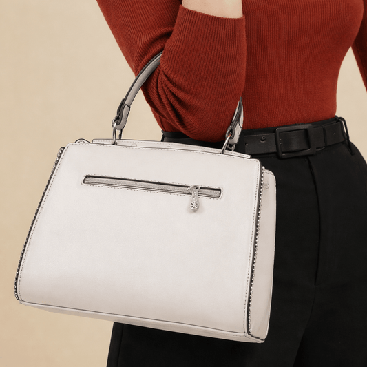 Sac à main Darnel gris - Élégance et polyvalence avec ce sac gris en promotion.