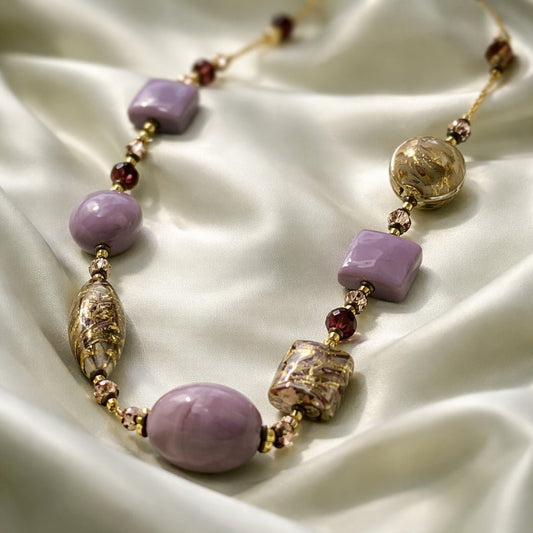 Sautoir Murano Sagittaire - Perles Vénitiennes Haut de Gamme