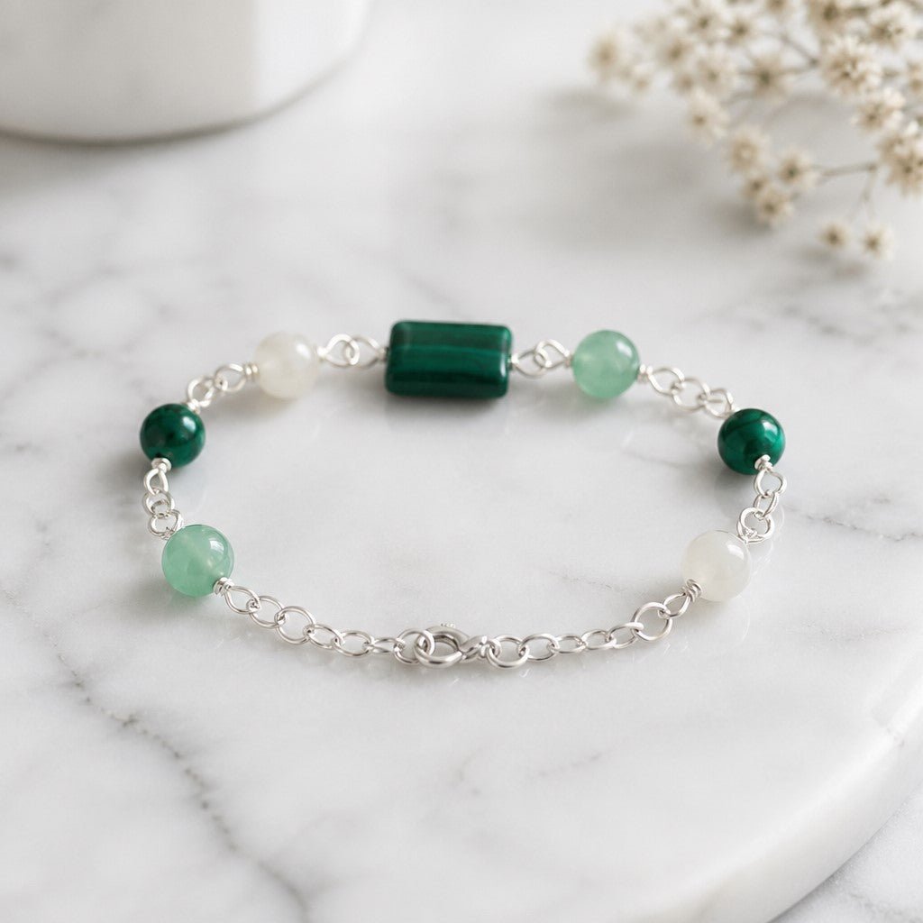 Bracelet Seconde Chance - Lithothérapie Pierres Naturelles Argent 925