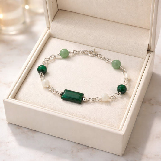 Bracelet Seconde Chance - Lithothérapie Pierres Naturelles Argent 925