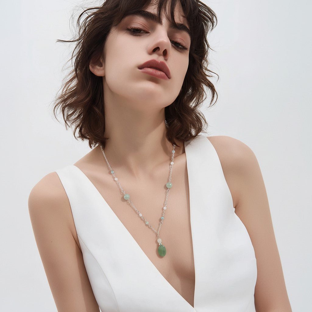 Sérénité dans les Relations - Lithothérapie Pierres Naturelles Argent 925