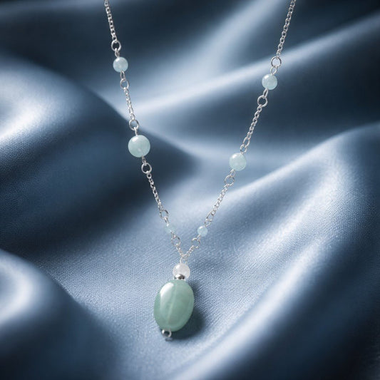 Sérénité dans les Relations - Lithothérapie Pierres Naturelles Argent 925