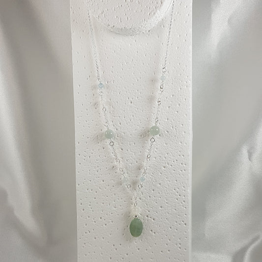 Sérénité dans les Relations - Lithothérapie Pierres Naturelles Argent 925