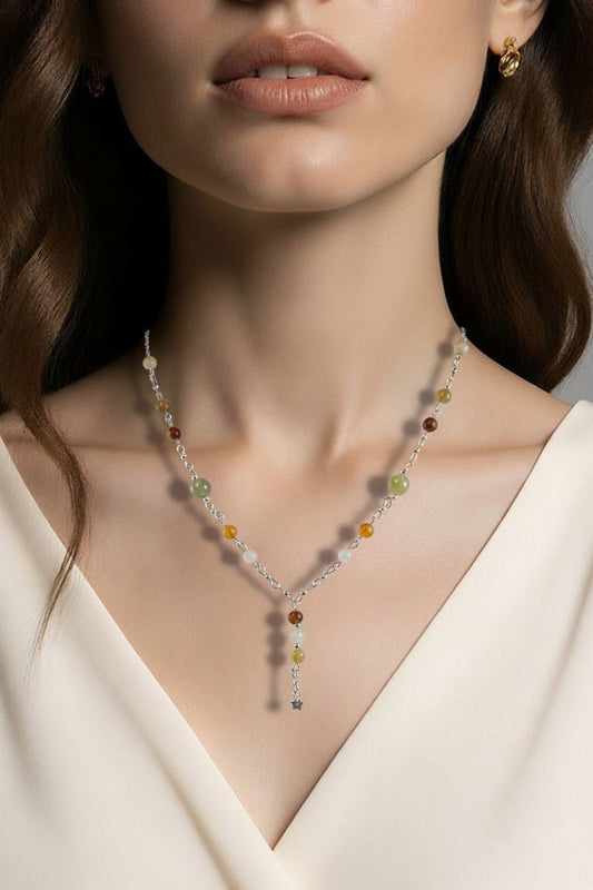 Pendentif Serpentine Argent 925 - Pierre de Régénération