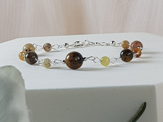 Serpentine argent 925