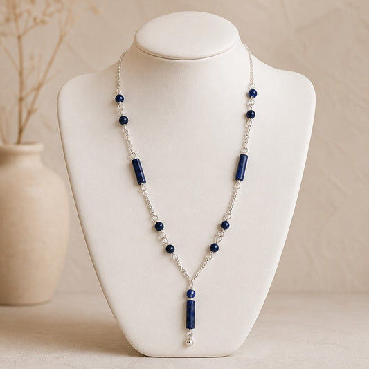 Pendentif Sodalite Argent 925 - Pierre Naturelle