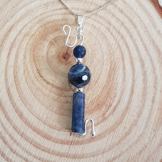 Sodalite argent 925