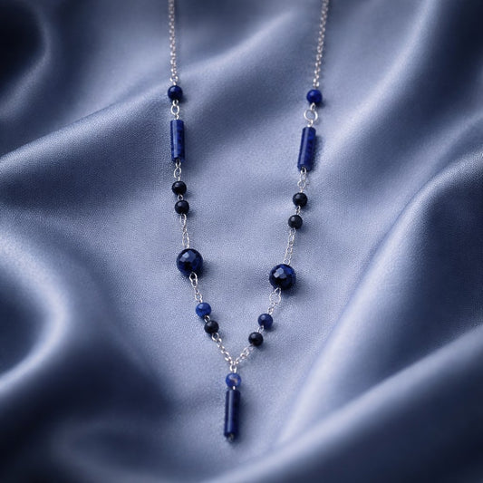 Pendentif Sodalite Argent 925 - Pierre de Confiance