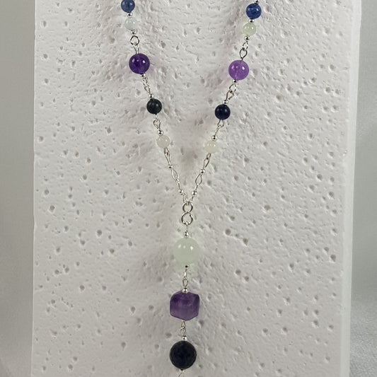 Pendentif Sommeil - Lithothérapie Pierres Naturelles Argent 925