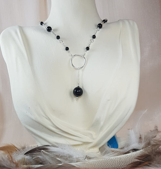 Tourmaline noire argent 925