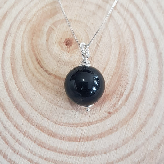 Tourmaline noire argent 925