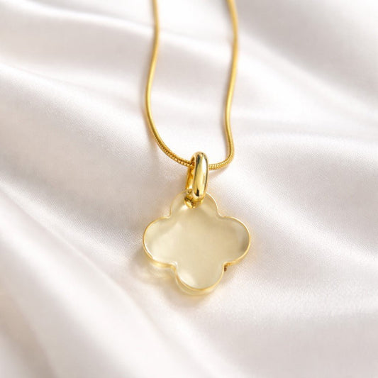 Collier Pendentif Trèfle Alhambra Cristal - Pureté et Chance