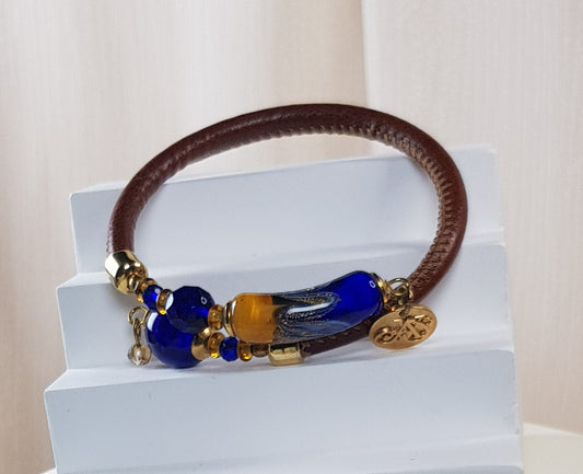 Bracelet murano tube luxe